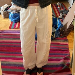 Cos barrel leg pants. L